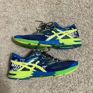ASICS Gel-Noosa Gel Noosa Tri 10 Blue & Highlighter Green